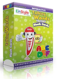 بطاقات الحروف والكلمات الناطقة – إنجليزي