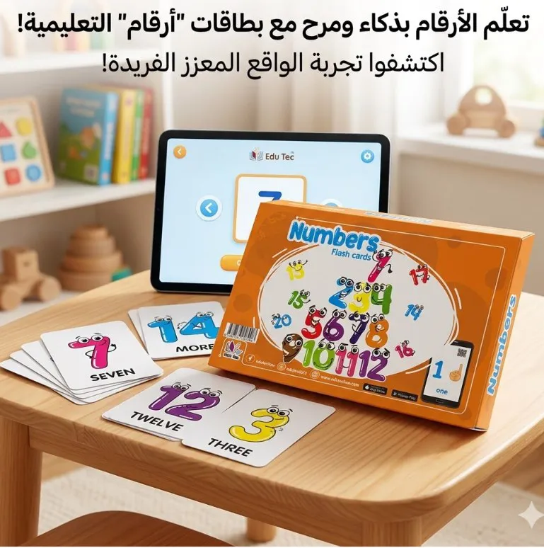 بطاقات الأرقام 123