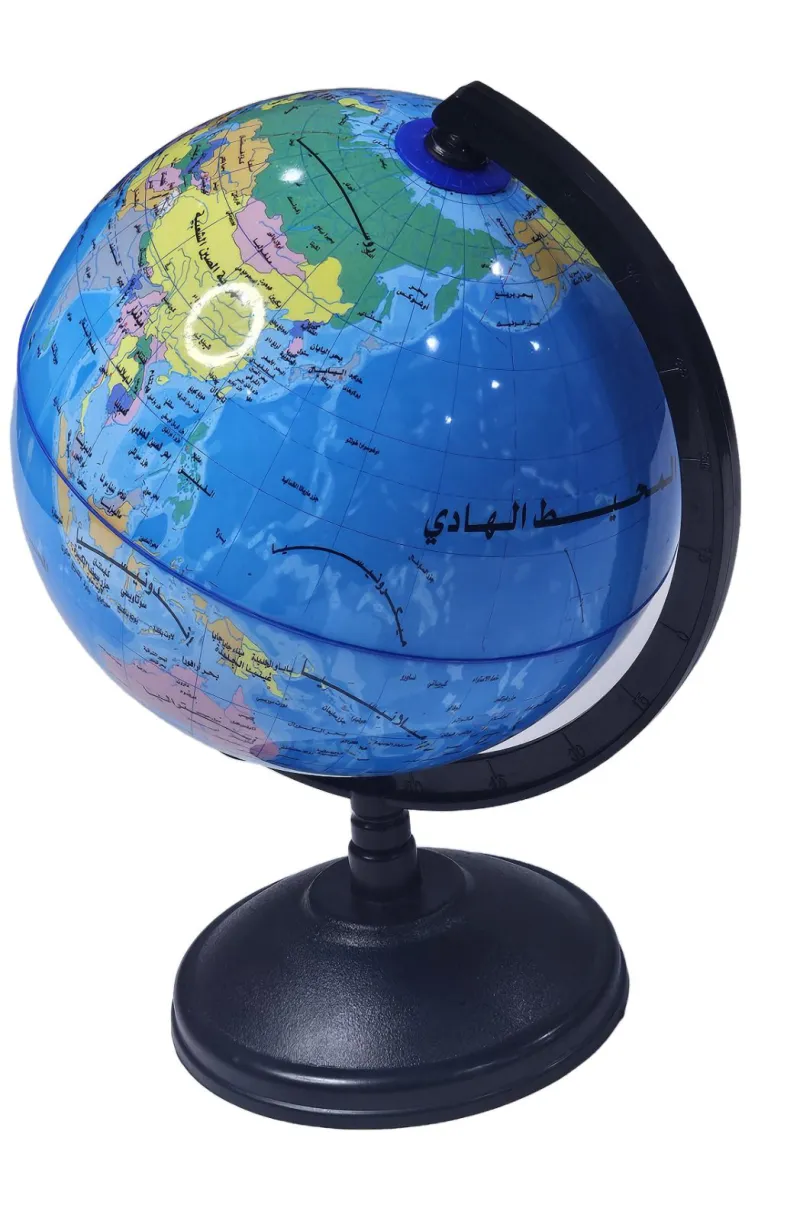 مجسم خارطة العالم (عربي) حجم ما بين الوسط والكبير